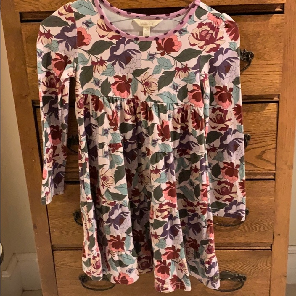 Matilda Jane Pink Flower Lap Dress Size 6